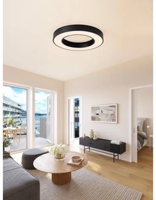 Plafonieră LED dimabilă PASTEL LED/53W/230V 60 cm negru Tuya Immax NEO 07209L + telecomandă