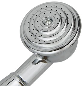 Baterie cada cu 2 robinete + Deviator dus de mana Chrome Retro