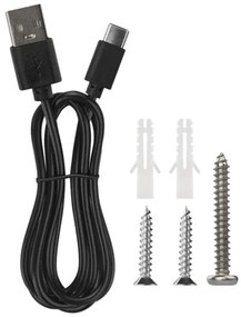 Lampă LED reîncărcabilă dimabilă de masă 4 în 1 LED/6W/3,7V 3000K/4000K/6500K negru