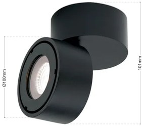 Spot LED pentru baie Orion AL 11-1220 HARVEY LED/15W/230V IP65 negru