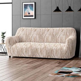 Gaico Huse bielastice UNIVERSO NOU bej cu dungi fotoliu triplu (l. 170 - 220 cm)
