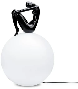 Lampa de podea decorativa cu design original Woman 35 negru