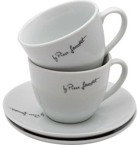 Lamart LT9207 Set de 2 cești și farfurioare Kaffe,300 ml