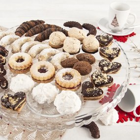 Platou pentru prăjituri din sticlă – Orion