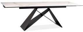 Masa de bucaterie Westin II 160 x 90 cm, gri/negru