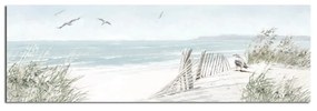 Tablou Styler Canvas Watercolor Dune, 45 x 140 cm
