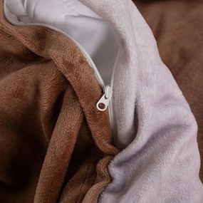 decoDoma Lenjerie de pat din micropluș ELEGANȚĂ DE MAGNOLIE
