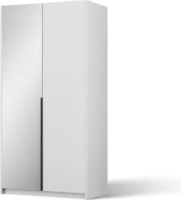 Dulap Alera II Hinged – cu oglindă – 100x58x204 cm – Alb – Alera II Hinged Dulap – Varianta 1