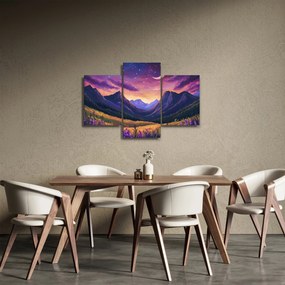 Tablou - Peisaj violet (90x60 cm)