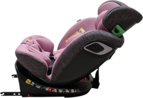 Scaun Auto cu Isofix Baby Care™ BS10P, Cu rotire 360 grade, Omologare R-129 i-Size, 0-36 kg, Tetiera reglabila, Transformabil in scoica auto, Sistem