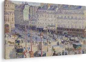 Tablou - Camille Pissarro, The Place du Havre, reproducere (90x60 cm)