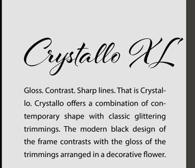Pendul modern design LUX realizat manual CRYSTALLO XL