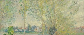 Tablou - Claude Monet, The Willows, reproducere (120x50 cm)