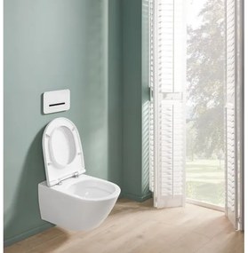 Villeroy & Boch 4670T9R1 - Vas WC suspendat SUBWAY cu capac SoftClose, ceramică, alb