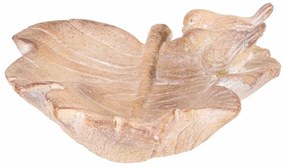 Adăpătoare pentru păsări Frunză de pasăre,ceramică MgO 21 x 18 x 7 cm
