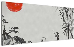 Tablou - Munții Fuji (120x50 cm)