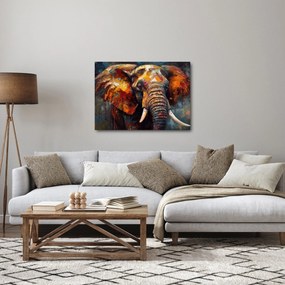 Tablou - Pictura unui elefant (70x50 cm)