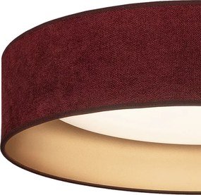 Brilagi-LED Lampă dimabilă VELVET SM. 36W/230V 3000-6000K diam. 55 cm vișiniu/auriu WT+DO
