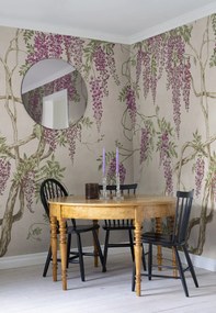 Fototapet, Wisteria Tree, Dusty Pink, Rebel Walls