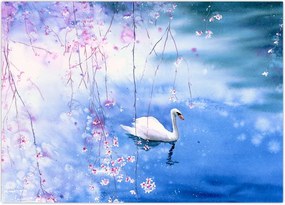 Tablou - Lacul magic (70x50 cm)