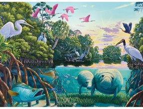 PUZZLE LAMANTINI, 500 PIESE - RAVENSBURGER (RVSPA16943)