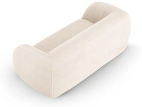 Canapea crem cu tapițerie din stofă bouclé 210 cm Essen – Cosmopolitan Design