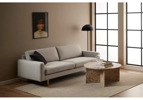 Măsuță de cafea maro deschis rotundă din marmură ø 90 cm Vega – Actona