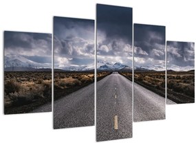 Tablou drumului în deșert (150x105 cm)