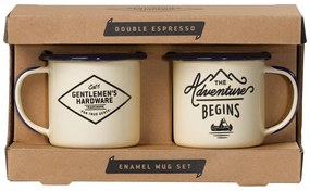 Set 2 căni pentru espresso Gentlemen's Hardware, 150 ml