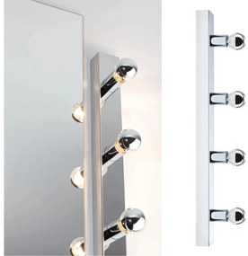 Corp de iluminat pentru oglindă de baie Paulmann 80098 4xE14/40W IP44 REGULA 230V crom