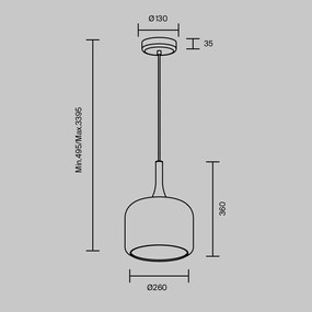 Lustra/Pendul LED design modern Spirito auriu