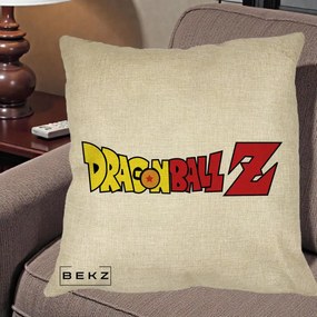Perna Personalizata Dragon Ball Z Clasic, 40x40 cm, Crem, Husa Detasabila, Perna Inclusa, BEKZ®