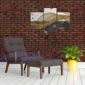 Tablou - Pene aurii (90x60 cm)