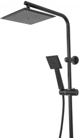 REA-P0636 - Set de duș BRAVO, negru mat