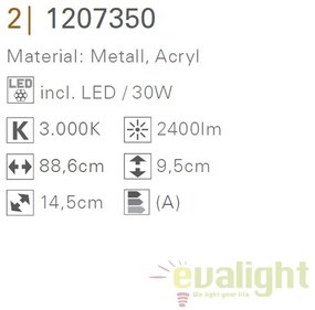 Lustra LED design modern Dubai 1207350 NV