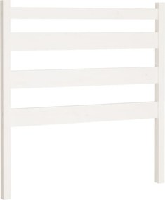 vidaXL Tăblie de pat, alb, 96x4x100 cm, lemn masiv de pin