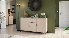 Mazzoni Comodă LANA K-50S Bej (Șampanie) - DULAP VERTICAL CU SERTAR