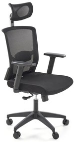 Scaun de birou Mason negru H130 cm