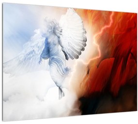 Tablou - Binele și răul (70x50 cm)