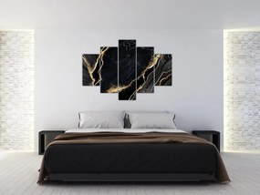 Tablou abstarcției aurii (150x105 cm)