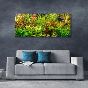 Tablou pe panza canvas Plante Floral Verde Maro