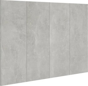 vidaXL Tăblie de pat, gri beton, 120x1,5x80 cm, lemn prelucrat
