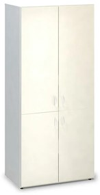 Dulap înalt ProOffice 80 x 47 x 178 cm, alb