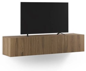 Comodă TV în culoare naturală cu aspect de lemn de stejar 180x38x35 cm Daroca – Marckeric