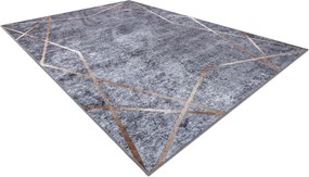 MIRO 51233.809 covor lavabil Geometric anti-alunecare - gri - SECUNDAR-COTATI PRODUSUL