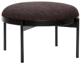 Scaun Hübsch Futuro, ø 65 cm, negru