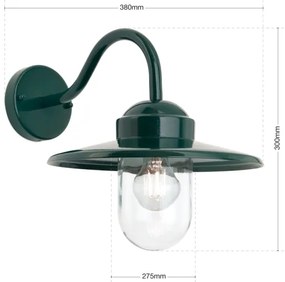Lampă de perete de exterior Orion AL 11-1313 EDWARD 1xE27/60W/230V IP44 verde
