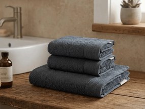 Prosop CLYR 50x100 cm gri inchis, 100% bumbac