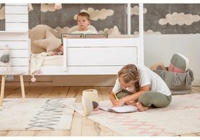 Covor roz/crem lavabil/țesut manual din bumbac 120x160 cm Atlas Natural – Lorena Canals