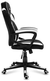 Fotoliu gaming Fusion 2.5 (negru + alb). 1087467